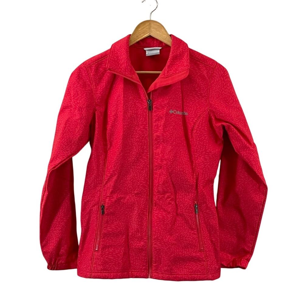 Columbia Full Zip Jacket Size S Fleece Lined Water Resistant